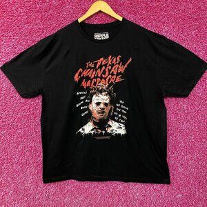 The Texas Chainsaw Massacre Leatherface Horror T-Shirt Size XL